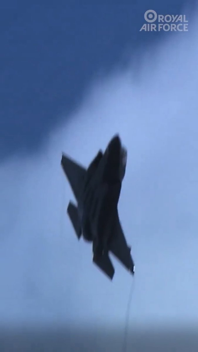 The RAF is equipped with the most advanced technology in its history! Lightning F-35B is not just any aircraft - it's a 5th generation multi-role fighter that can tackle multiple missions like a pro! 🌍✈️ #StrongerTogether