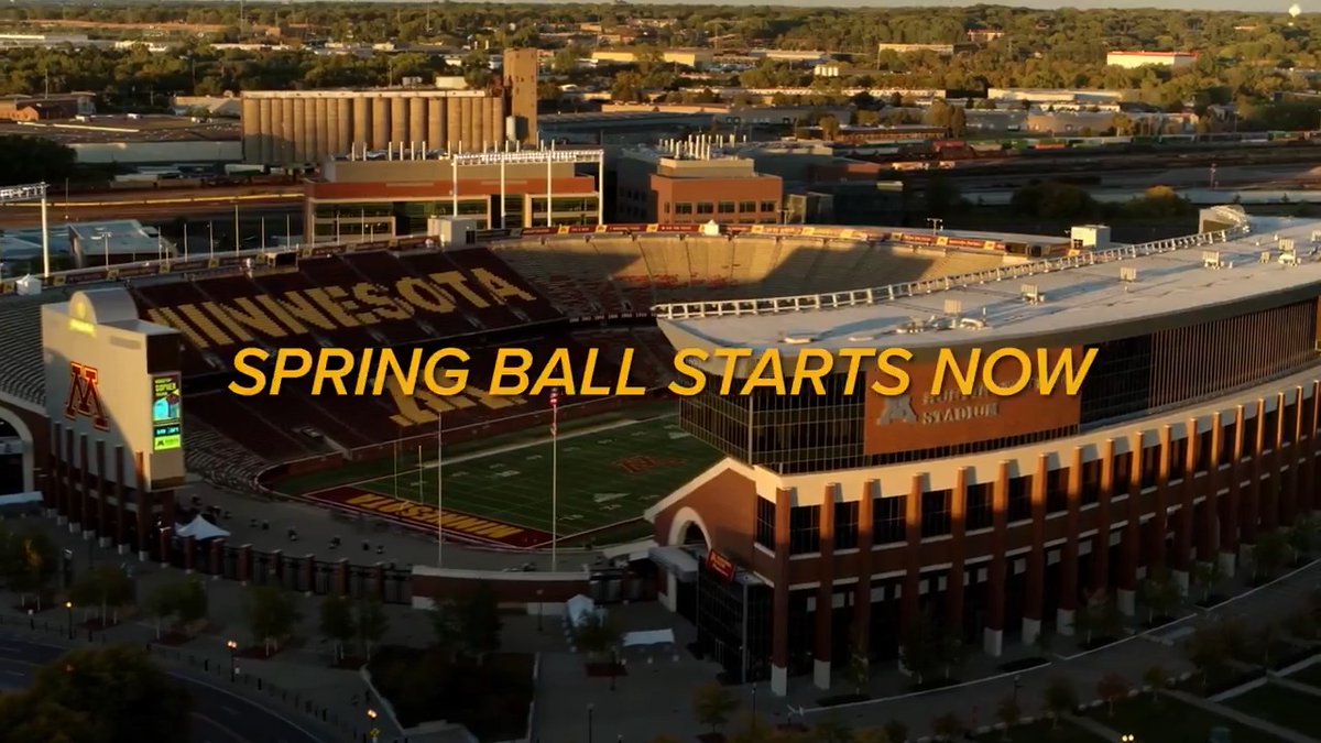 “This is where you find out what you’re actually made of!” Spring Ball Starts NOW‼️ #RTB #SkiUMah #Gophers