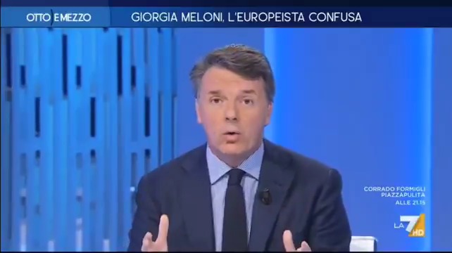 Renzi su Salvini: "Ricoveratelo. Non sta bene" #ottoemezzo