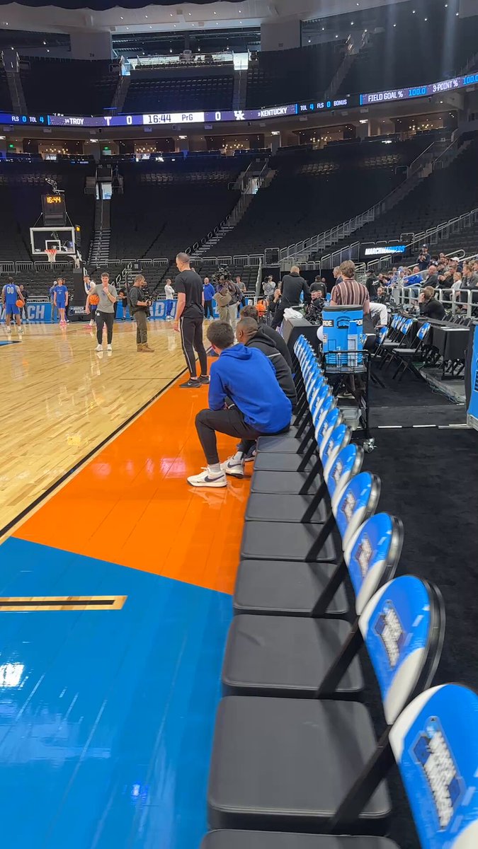 Mark Pope told the entire arena and fans to be silent for Kentucky to shoot free throws. Interesting
