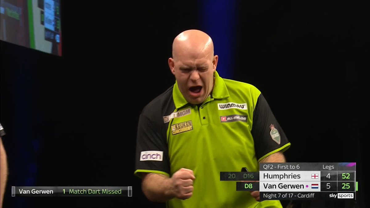Luke Humphries going tops-tops on 80 with MVG on 25 for the match 🧐 Thoughts? 👀