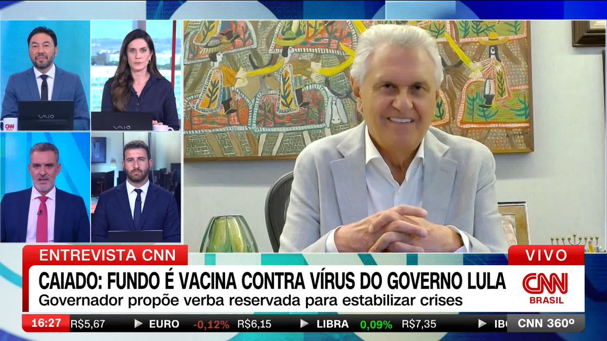 Caiado: Quando ninguém falava eu já defendia anistia; assista #CNNBrasil360°