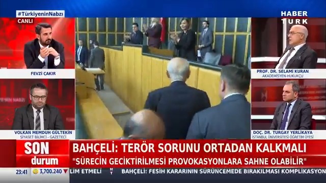 MHP Genel Başkanı Devlet Bahçeli'nin açıklamaları nasıl değerlendirilmeli? Akademisyen ve Hukukçu Prof. Dr. Prof.Dr.Selami Kuran #TürkiyeninNabzı'nda anlattı.