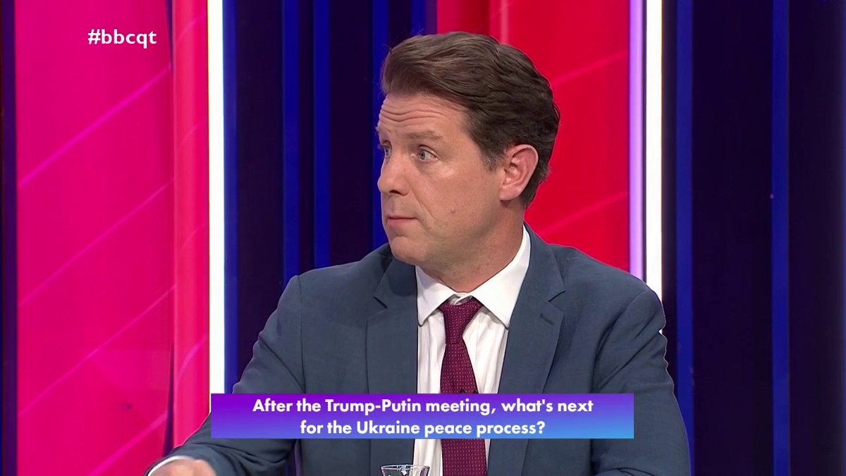 “I hate to say it, but I do think Trump deserves some credit for making more progress on this than there has been since the full scale war” Fraser Nelson says that Putin’s agreement to a ceasefire on Ukraine’s energy plants is the “first partial truce” in 3 years of war #bbcqt