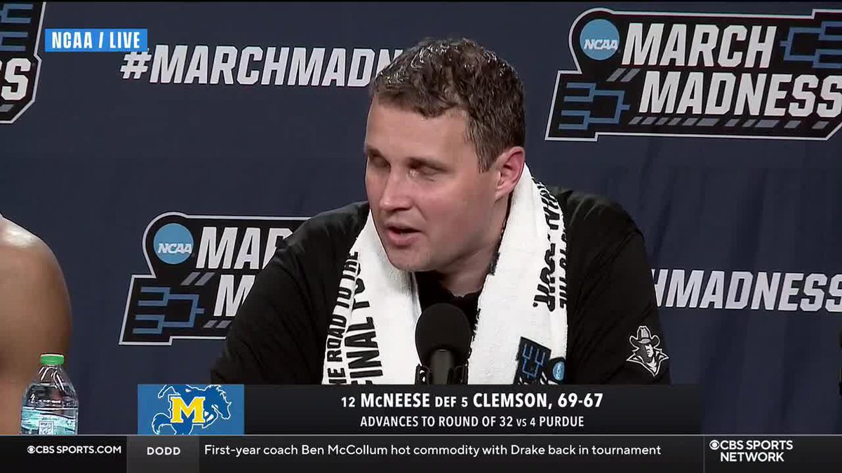 "Our stuff is going to go through the roof. This changes our area. This changes everything." -McNeese Men’s Basketball head coach Will Wade on what an NCAA Tournament win does for the program