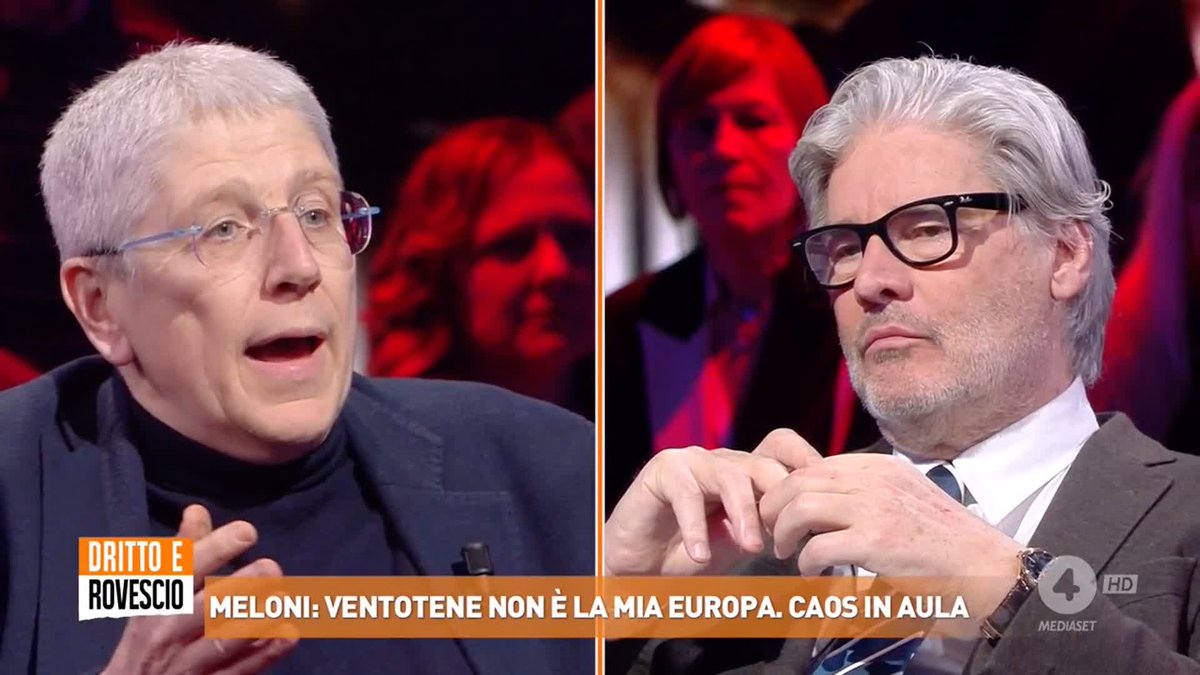 Mario Giordano: "La Premier Meloni ha dimostrato una grande abilità politica spostando il dibattito sul Manifesto di Ventotene" Ora a #DrittoeRovescio in diretta su #Rete4 e in streaming su Mediaset Infinity