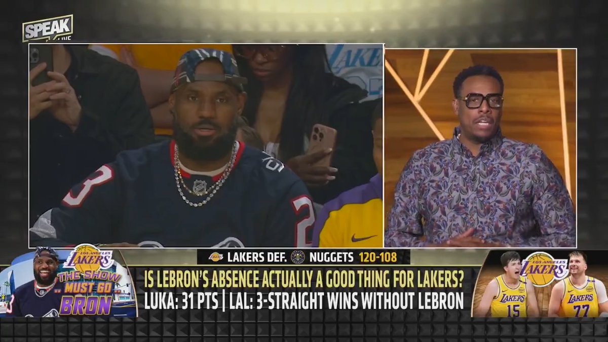 .Paul Pierce: LeBron’s absence has actually been good for the Lakers.
