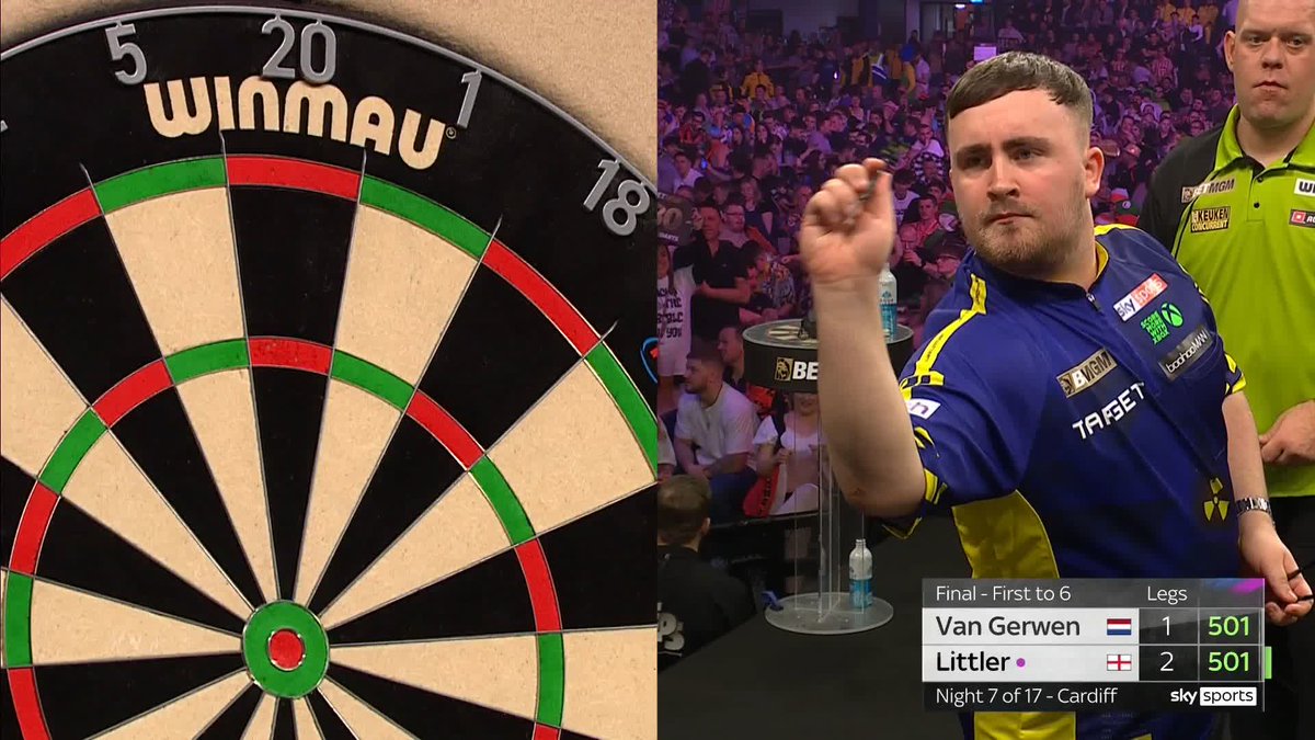 LUKE LITTLER HITS A NINE DARTER! 🤯