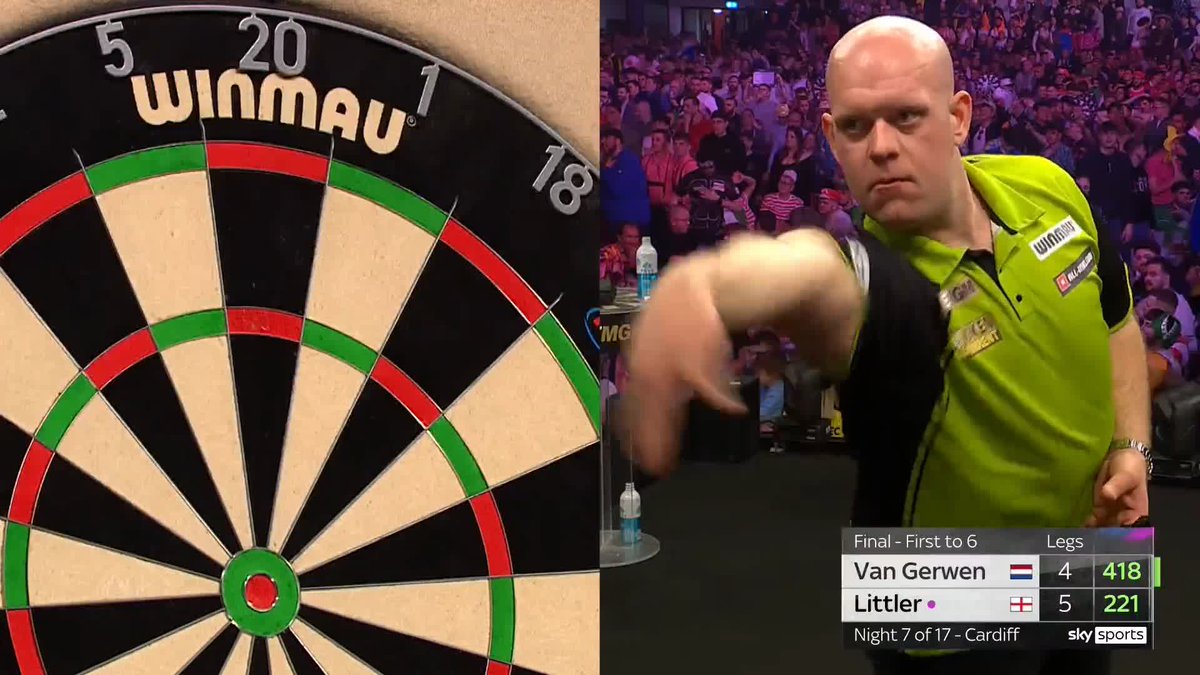 LITTLER WINS IN CARDIFF 🙌🏴 112.5 average 🔢 10x 180s 🎯 Nine-Dart Finish ✅ Out of words for that performance as Luke Littler wins a third night in the 2025 BetMGMUK Premier League!