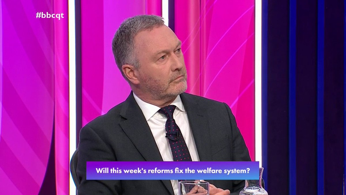 “We can give better support for those that can’t work, if we can get those that can work into work” Responding to a #bbcqt audience member, Labour’s Steve Reed says that welfare in the UK is “broken” and the government “have to reform the system”