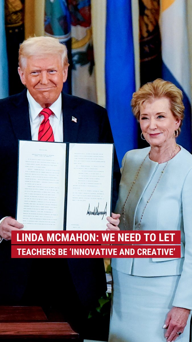 FINAL BELL: Education Secretary Linda McMahon tells Bret Baier that her goal is to “return to basics” in schools after President Trump signed an executive order dismantling the Department of Education.