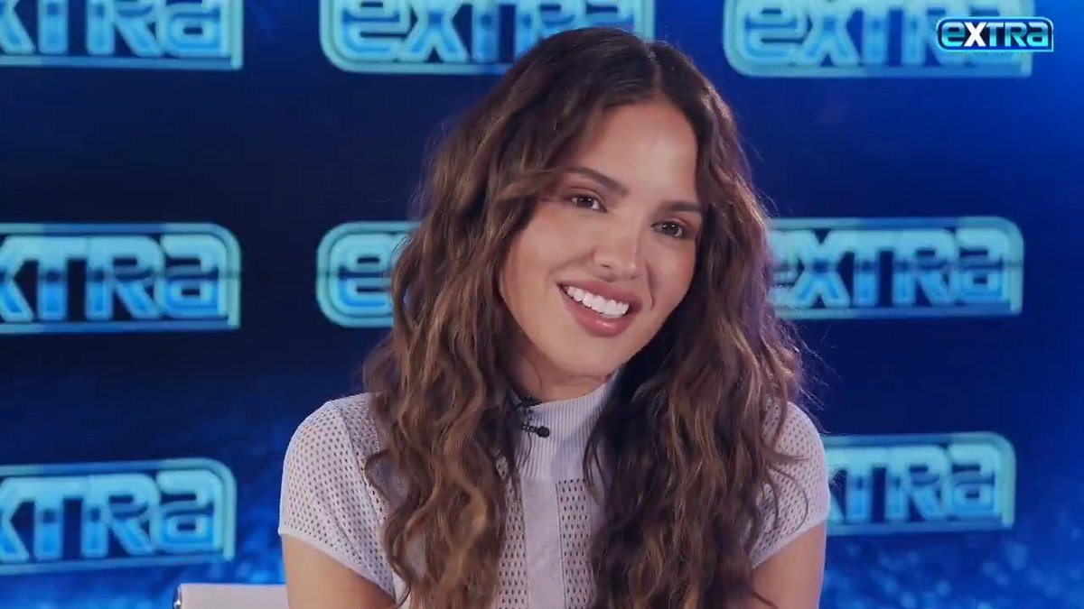 Eiza González (Eiza Gonzalez Reyna) talks getting to work with her bestie Aaron Paul on "Ash"! Watch more 🔗: