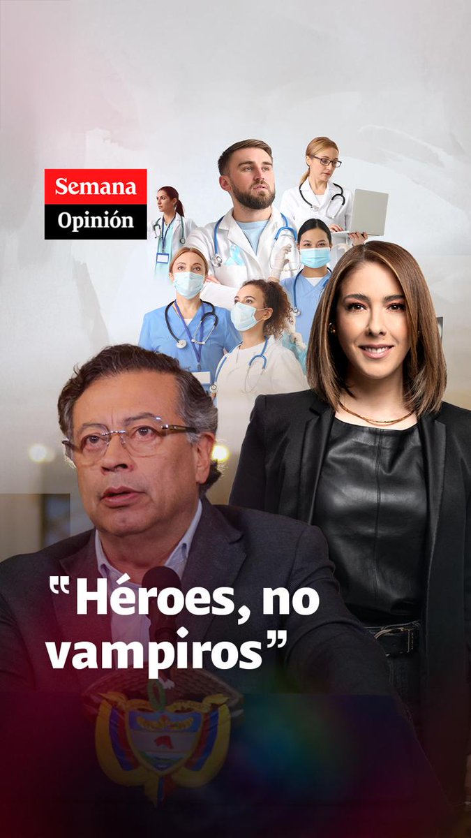 “Los pacientes se mueren, los hospitales colapsan, y el presidente Gustavo Petro en lugar de buscar soluciones, los llama vampiros. Qué injusticia”: Juanita Gómez opina.