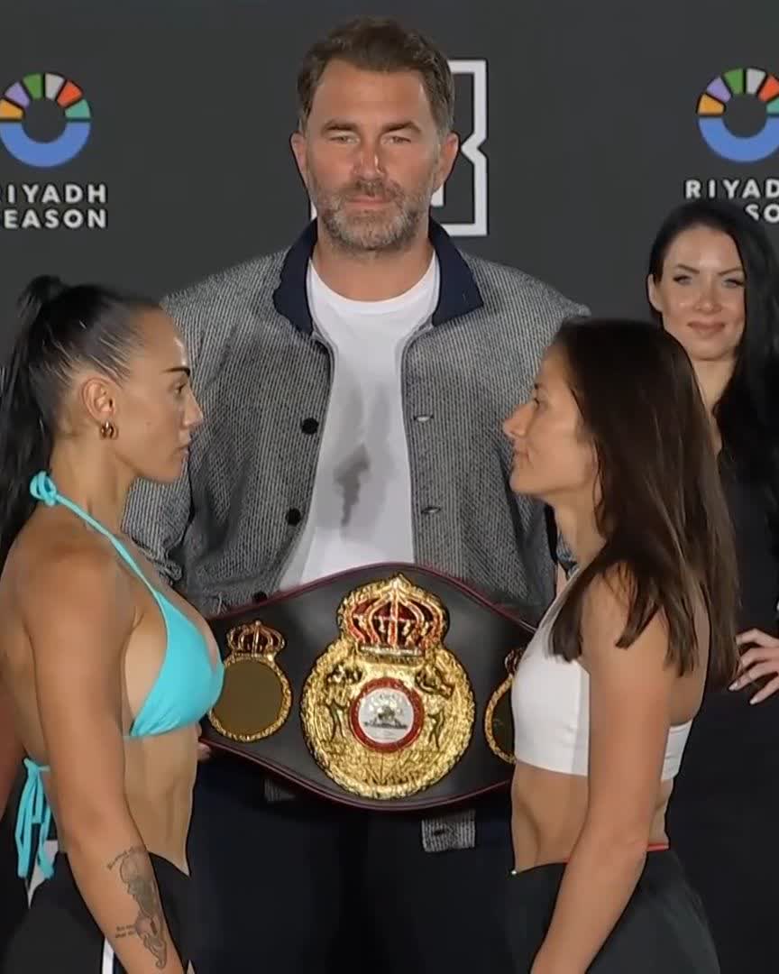 THE FINAL FACE-OFF 👀 Cherneka Johnson vs Nina (Smith) Hughes 👑 WBA World Bantamweight Title #JohnsonHughes2 | DAZN Boxing | #KambososWyllie