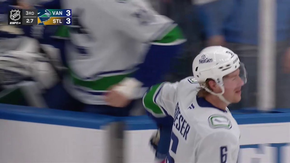 BROCK BOESER WITH 2.7 SECONDS REMAINING 🤯 We're headed to OT! 📺: ESPN+ ➡️