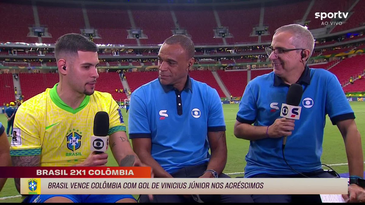 Bruno Guimarães, sobre semana com título pelo Newcastle e vitória pela Seleção: "Estou muito cansado, vou ser bem sincero. Mas que semana maravilhosa".