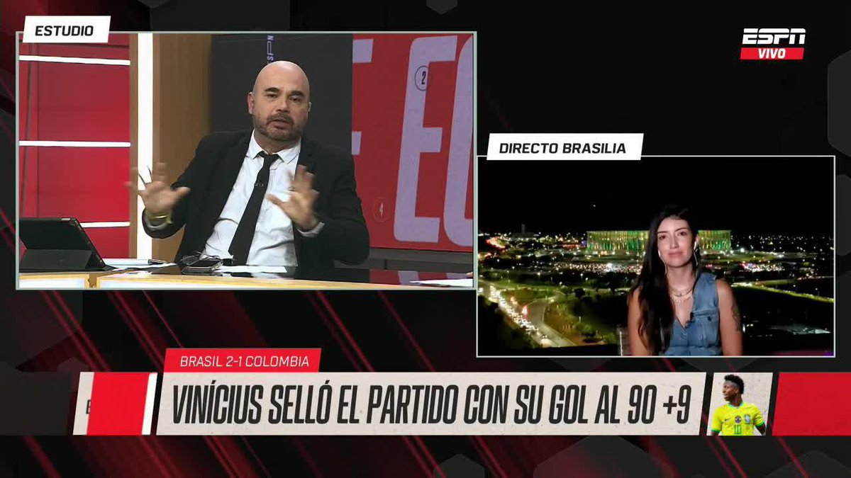 #ESPNEquipoFColombia Colombia perdió en el último minuto ante Brasil "Es UNA FALTA DE RESPETO, ¿Acaso es culpa de Lorenzo lo de estos señores?" Andres Marocco ▶️ No te pierdas EQUIPO F por #DisneyPlus