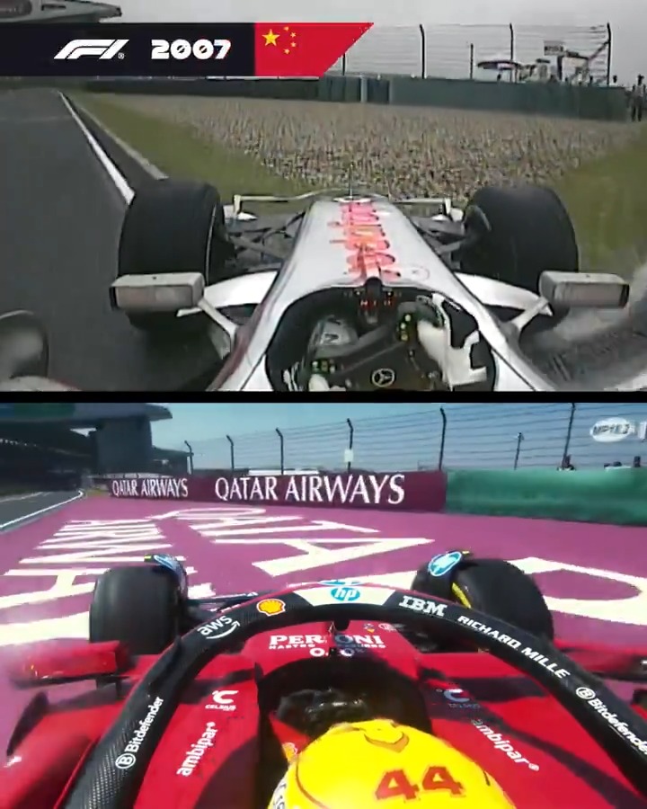 Lewis said hello to a familiar run-off area during first practice #F1 #ChineseGP