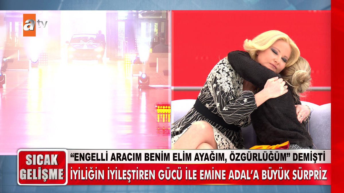 Mutluluk gözyaşları! İyiliğin iyileştiren gücü ile Emine Adal'a büyük sürpriz... #MügeAnlıİleTatlıSert #MügeAnlı atv