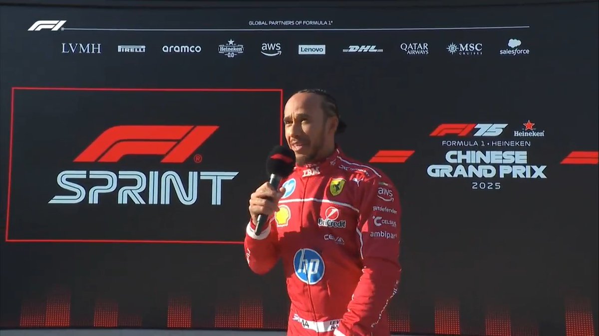 "I'm a bit in shock" 😅 #F1Sprint #ChineseGP