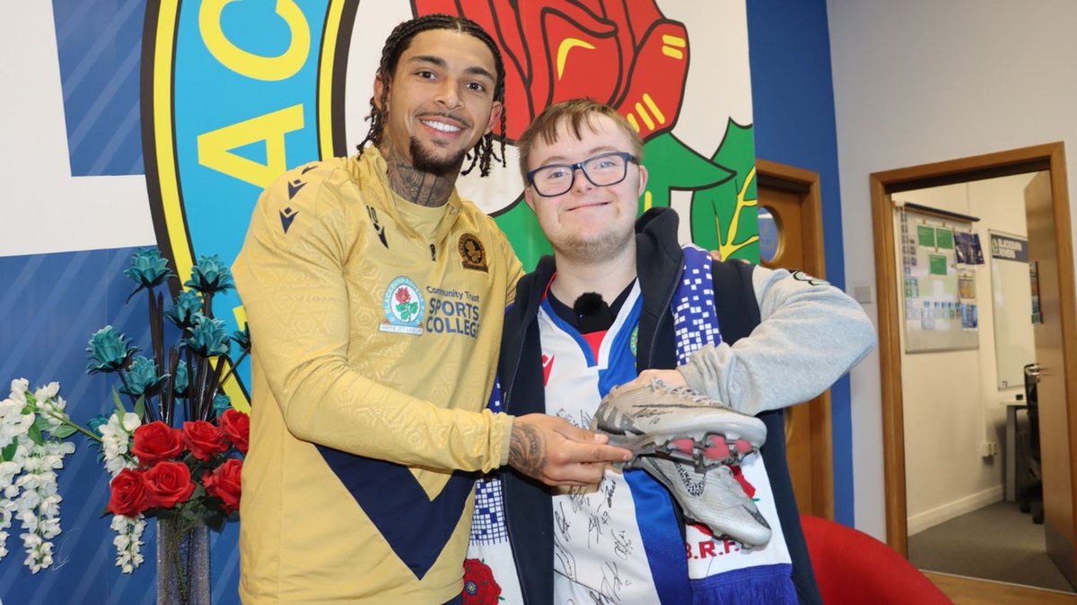 ๐ Today is World Down Syndrome Day and a chance to celebrate individuals like Luke, who was recently treated to a VIP day out at the Senior Training Centre โ an occasion he described as 'the best day of his life!' #WorldDownSyndromeDay | #Rovers ๐ตโช๏ธ