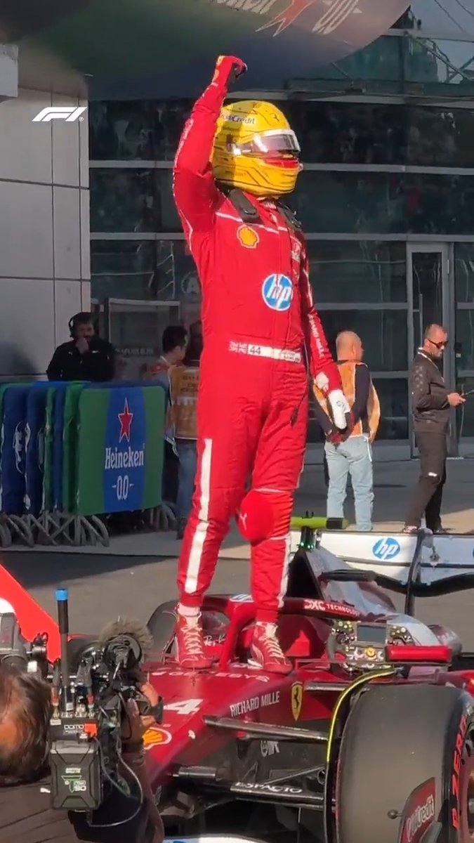 A first P1 in red ❤️ #F1Sprint #ChineseGP Scuderia Ferrari HP