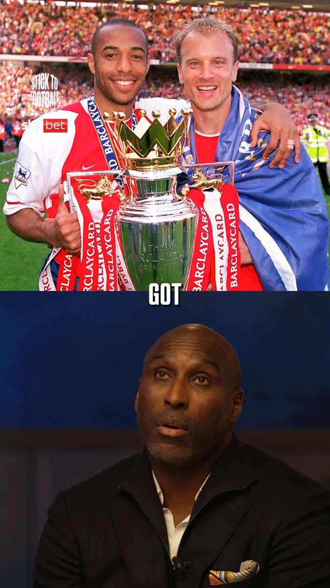 "I would put you in the Jaap Stam category..." ⭐️ Sol Campbell on why he’s up there with the best, because the strikers in his era were next level! 🔥