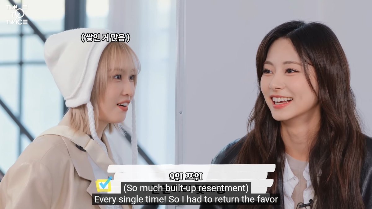 Momo ranking Tzuyu in 9th place just for revenge and then putting herself as 1st 😭😭