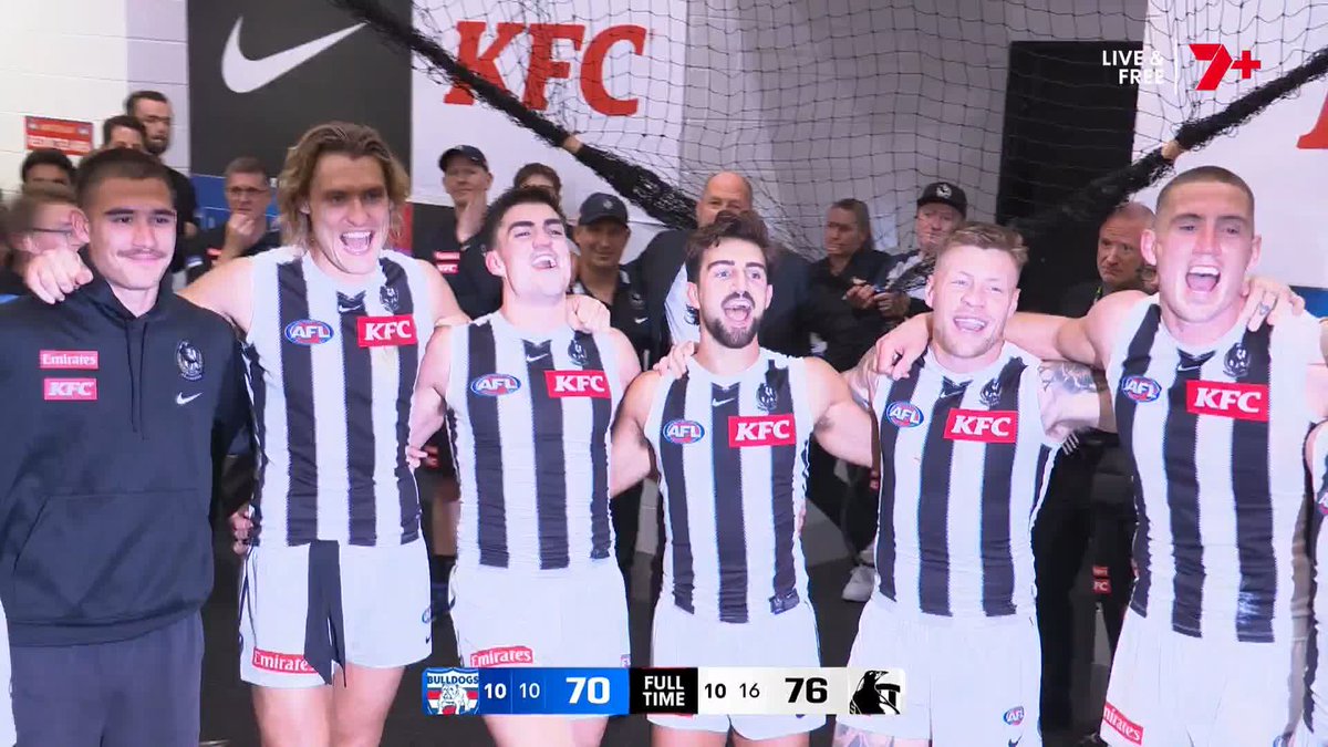 Sing the song, Pies fans #AFLDogsPies