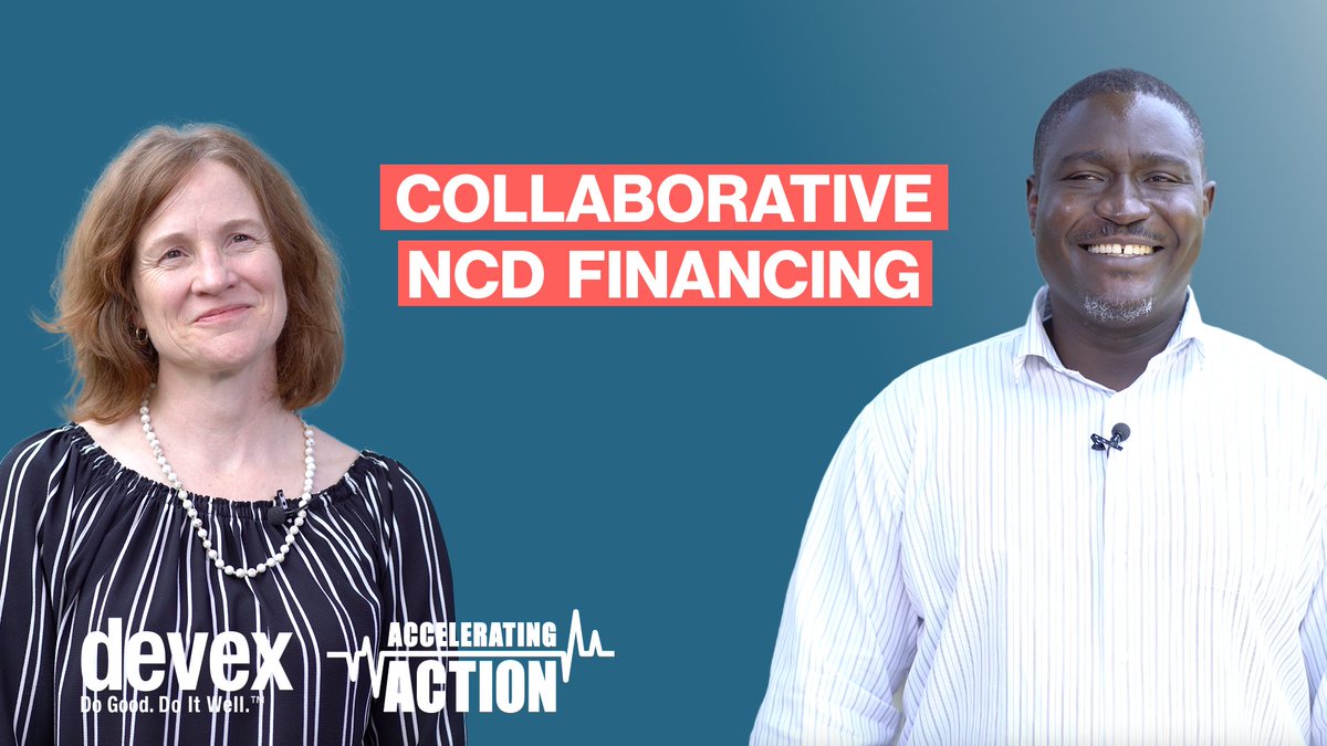 ➡️ Watch AFIDEP's Dr. Jackson Otieno and @FolsomAmanda from Results for Development discuss the need for innovative #NCDfinancing solutions and the Financing Accelerator Network for NCDs' (FAN) efforts to tackle inadequate funding. In Partnership w/ Access Accelerated #AcceleratingAction