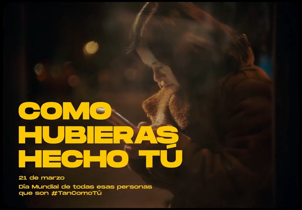 Tan como tú. Como cualquiera de nosotros. Sigamos avanzando hacia una sociedad verdaderamente inclusiva. #DíaMundialSíndromeDown #TanComoTú