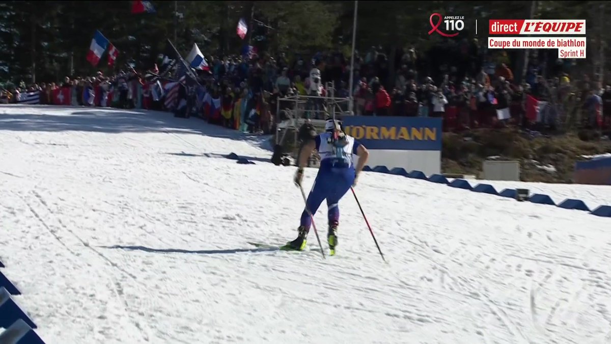 ⛷ Suivez en direct sur la chaine L'Equipe le dernier sprint masculin de la saison à Oslo : #lequipeBIATHLON