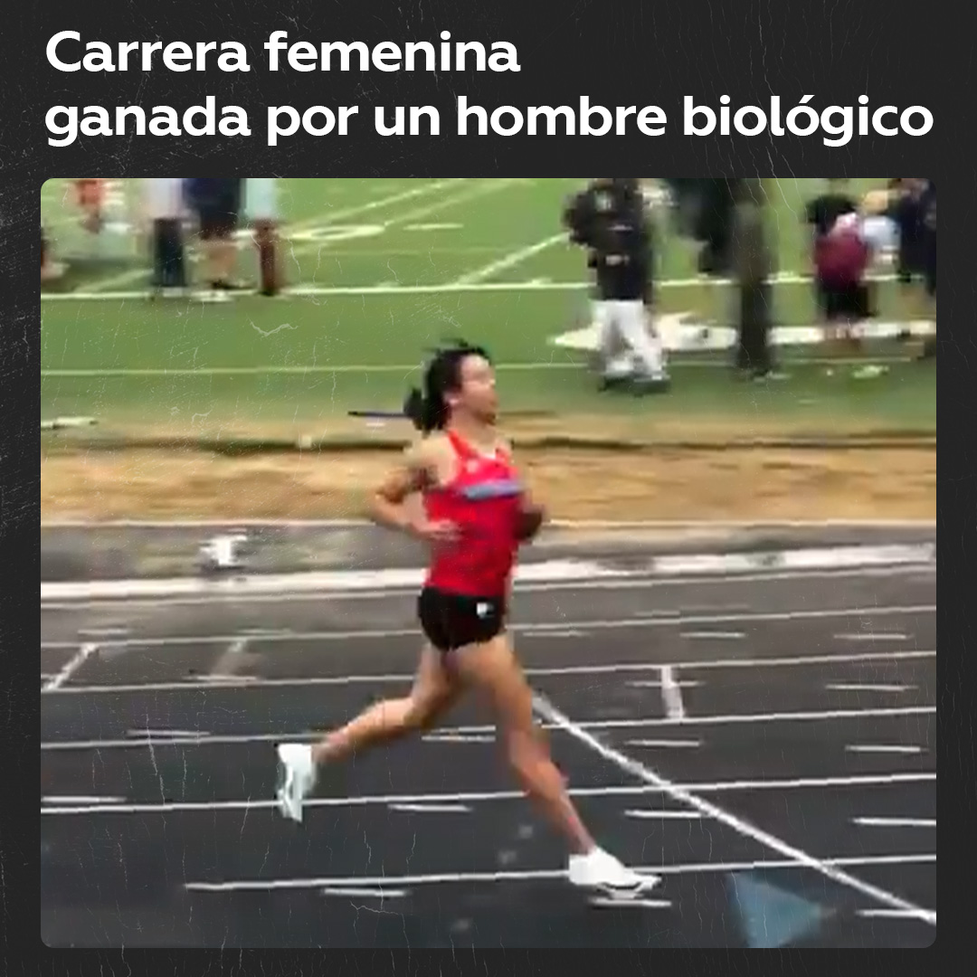 🇺🇸 | Una estudiante trans ganó una carrera femenil de 400 metros, incluso llegó 7 segundos antes que las demás competidoras. Ocurrió en una escuela de Portland, en EEUU.