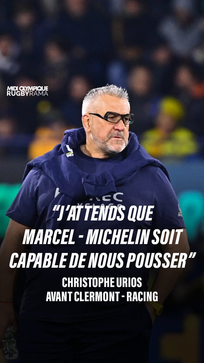 “J’attends que le stade Marcel-Michelin soit capable de nous pousser” Avant la réception du Racing 92, Christophe Urios a exprimé ses attentes envers son public, qu’il voudrait voir plus derrière les joueurs, sans oublier la part de responsabilité de l’équipe.