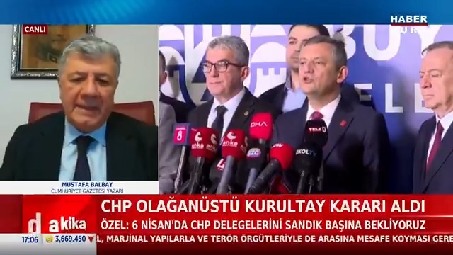 CHP olağanüstü kurultay kararı aldı... Kararı nasıl değerlendiriyor? Cumhuriyet Gazetesi Yazarı Mustafa BALBAY #AkşamHaberleri'nde yorumladı.