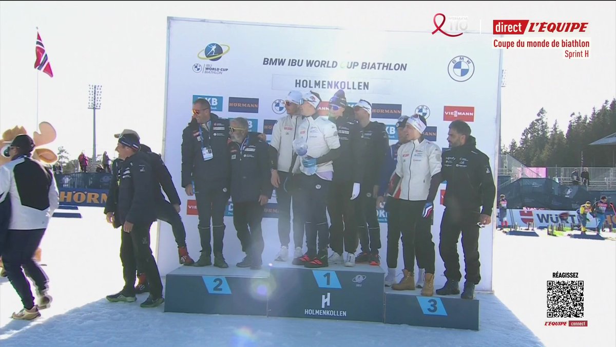 🇫🇷🌍 L'équipe de France termine première du classement des nations au biathlon ! #lequipeBIATHLON