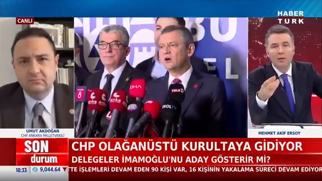 CHP olağanüstü kurultaya gidiyor... Kurultay kararı neden alındı? Delegeler Ekrem İmamoğlu'nu aday gösterir mi? CHP Ankara Milletvekili Umut Akdoğan #AnaHaber'de anlattı.