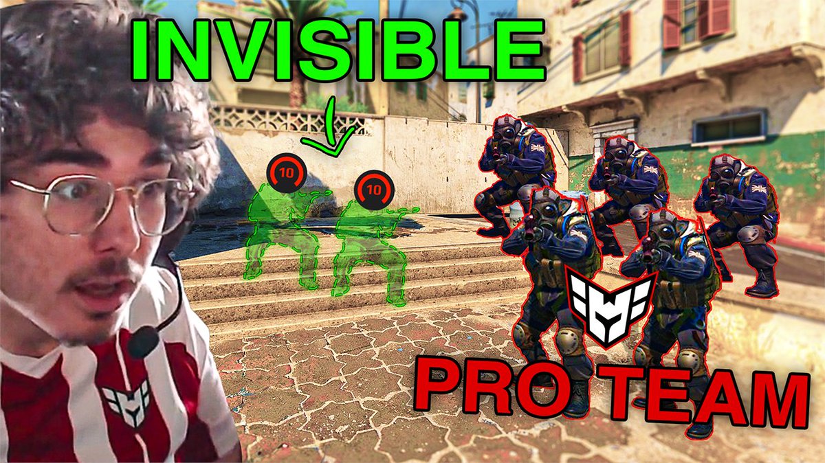 can a PRO TEAM beat 2 invisible FACEIT level 10's? 👀