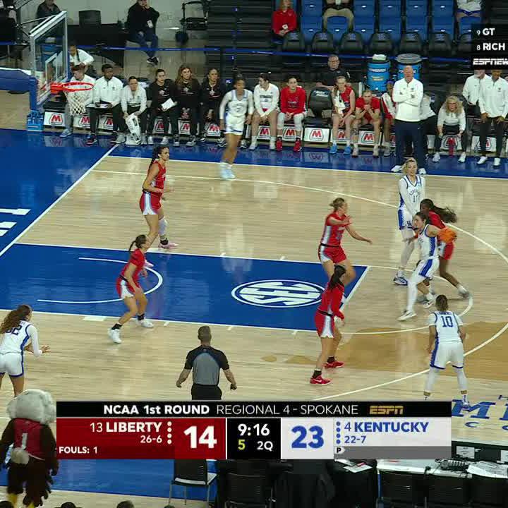 Georgia Amoore off to a HOT start 🔥 She has 20 PTS already halfway through the 2nd quarter 👀 📺 ESPN