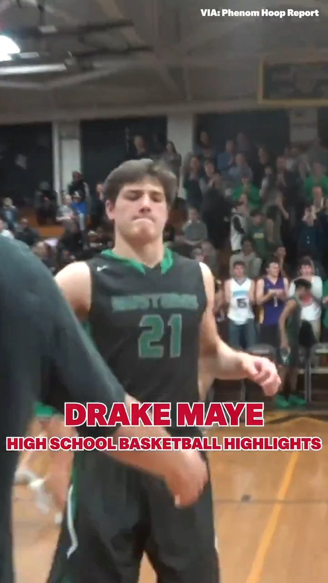 He's a HOOPERRRR 🏀 Drake Maye | #MarchMadness