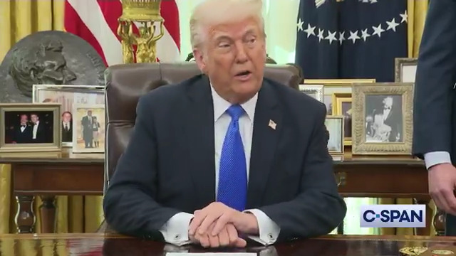 President Trump on Education Dept. programs: "The Small Business Administration...will handle all of the student loan portfolio...and also Bobby Kennedy...will be handling special needs and all of the nutrition programs and everything else. Rather complex."