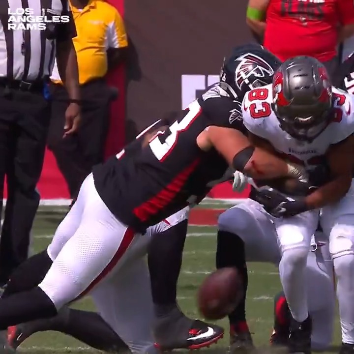 .Nate Landman tackling + stuffing the run. 💥 More highlights on 🎥