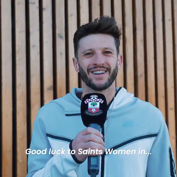 A message from Adam Lallana ahead of tomorrow's south coast derby 📳 Good luck, Southampton FC Women! 😇