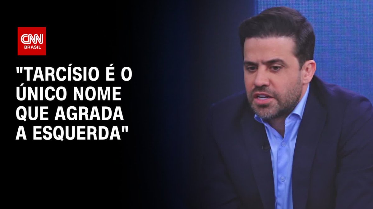 “Tarcísio é o único nome que agrada a esquerda”; assista #BastidoresCNN