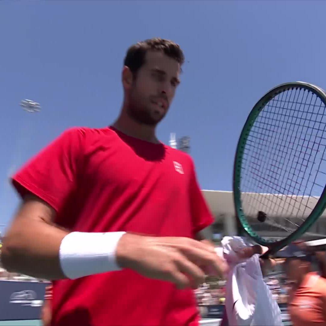Classic Karen 🙌 Karen Khachanov defeats Nick Kyrgios 7-6 6-0 to reach round 3. #MiamiOpen