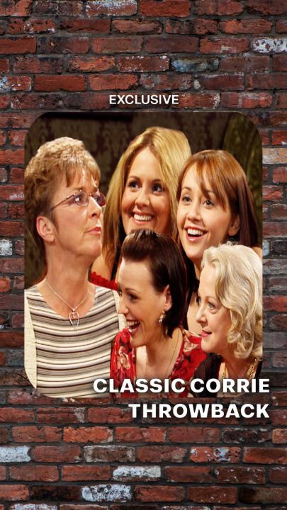 Unfortunately, we’re not on tonight so here’s a small fix with a classic throwback. See you Tuesday ❤️ #Corrie