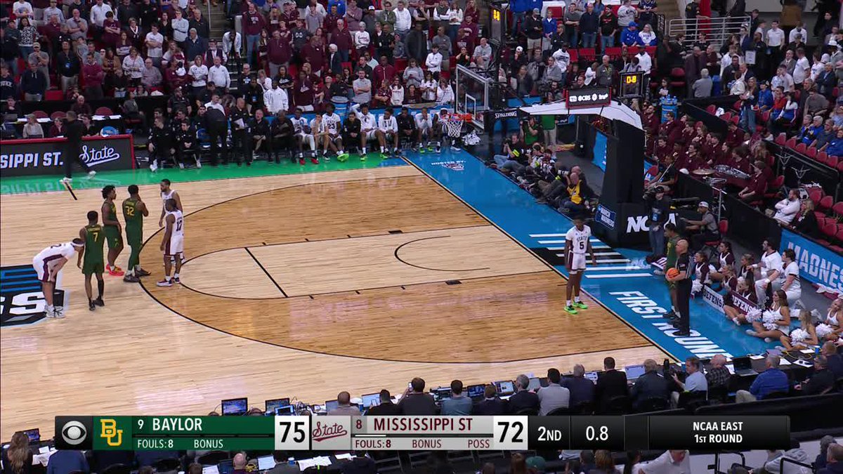 Mississippi State misses the potential game tying shot 😬