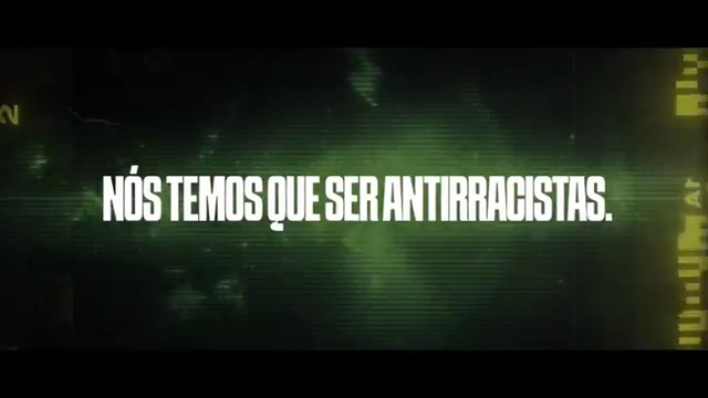 Racismo não! Basta! Em cada pessoa negra que participa da construção do #MaiorCampeãoDoBrasil, dentro e fora de campo, mora o Palestra. Mora o Palmeiras. Desistir de uma sociedade mais justa? Jamais! Nós somos resistência. Nós somos antirracistas! Nós #SomosSociedade! ✊🏿