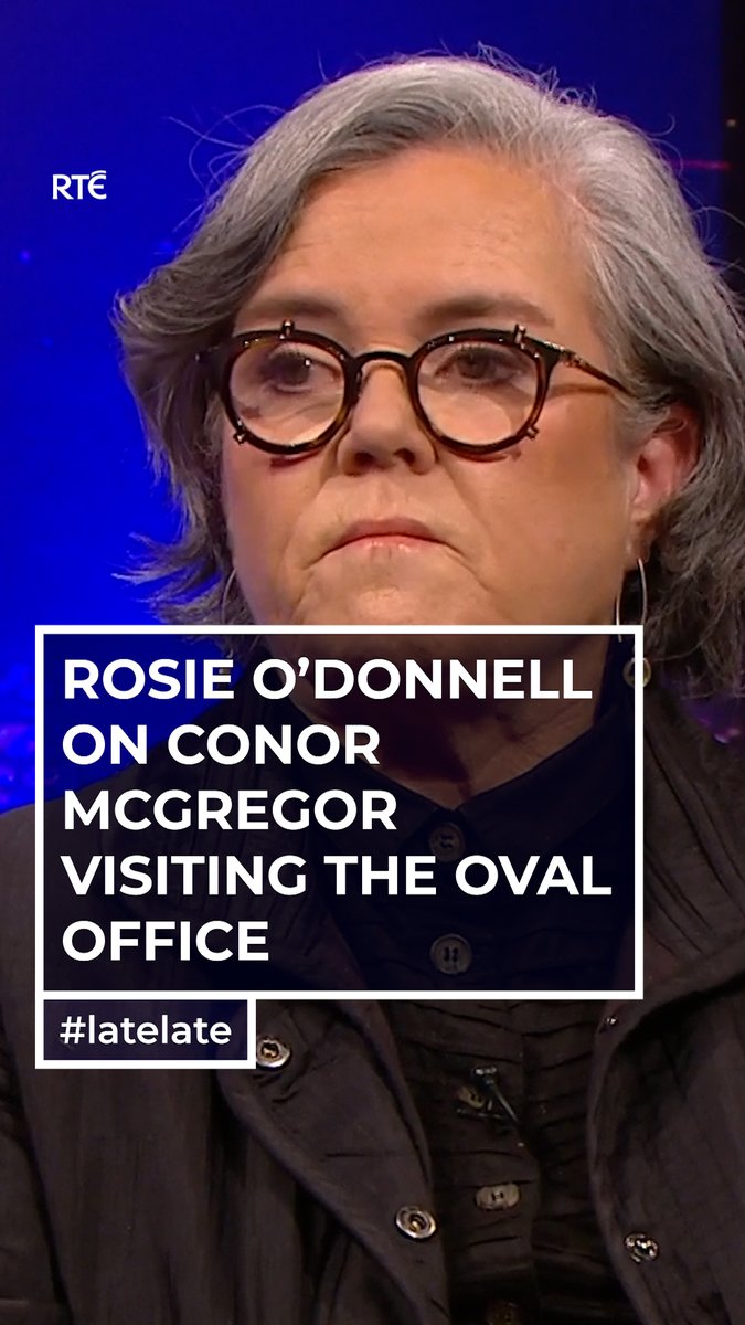 Rosie O’Donnell on Conor McGregor's visit to the Oval Office. #latelate