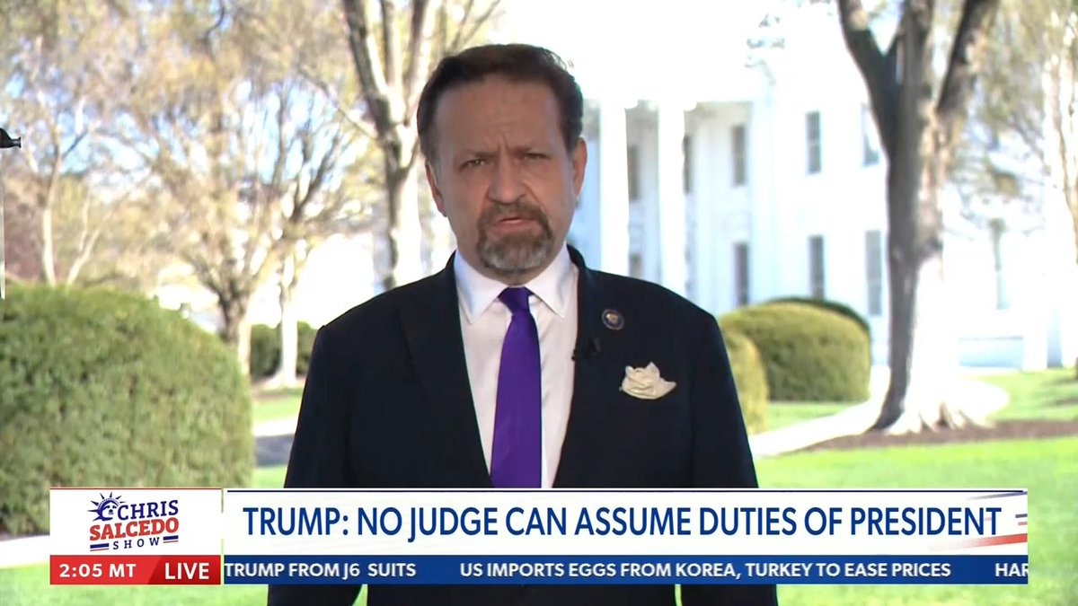 Trump operative Sebastian Gorka: There is one person who has the right to decide who can be in America, that is Donald Trump